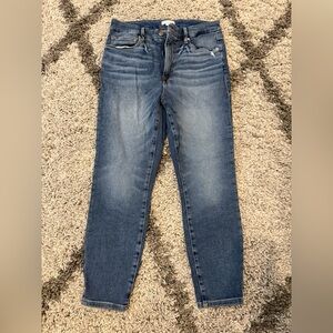 Good American Good Waist Skinny Crop Jean